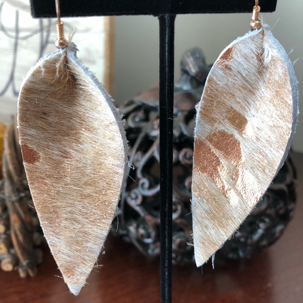 New leather rose gold